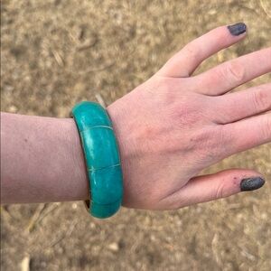 Vintage brass bangle gaudy